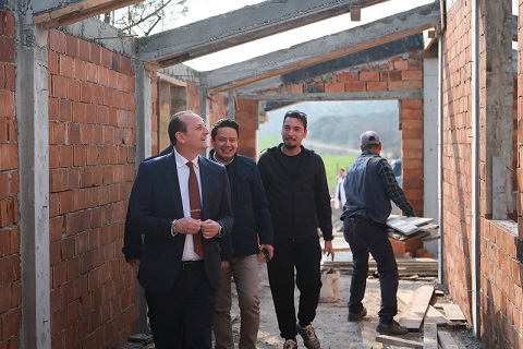 Başkan Yele, Yeni Barınak Projesini Yerinde İnceledi